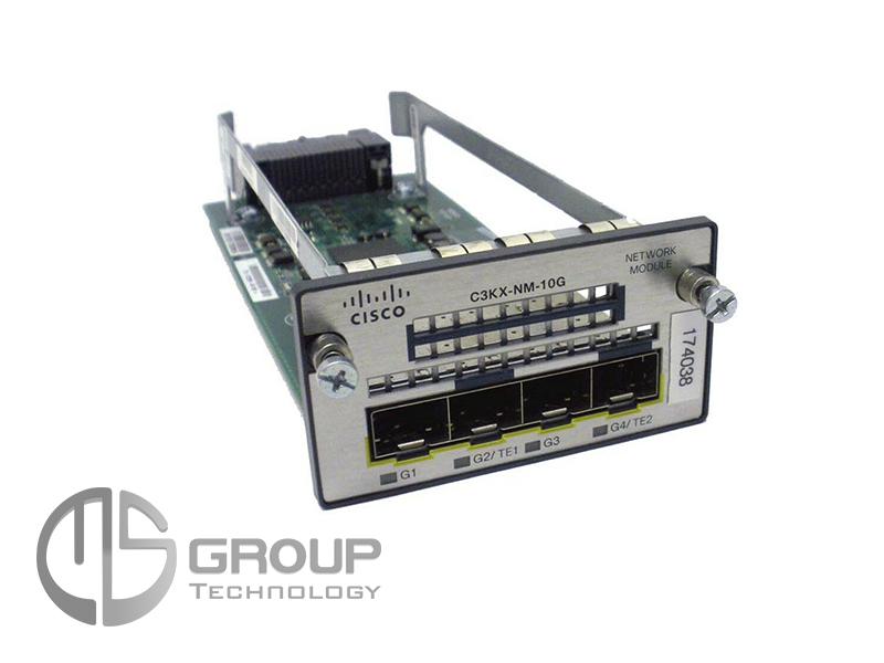 Cisco C3KX-NM-10G 10G Network Module For 3750-X / 3560-X Switches – Tested